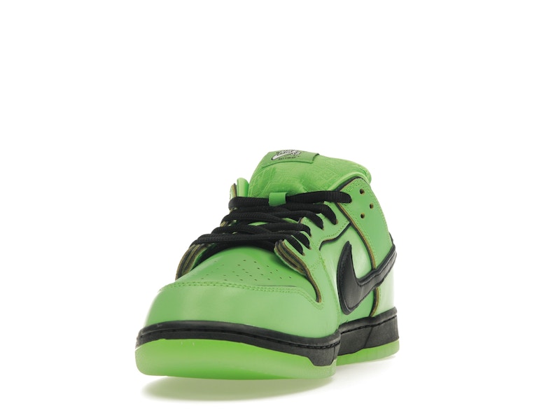 Nike SB Dunk Low The Powerpuff Girls Buttercup - Mean Green/Black/Lotus Pink - FZ8319-300 - 11