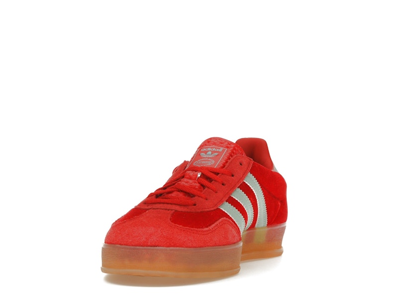 adidas Gazelle Indoor Better Scarlet Hazy Green (Women's) - Better Scarlet/Hazy Green/Gum - IG6786 - 11
