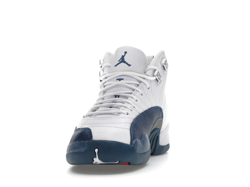 Air Jordan 12 Retro French Blue (2025) (GS) - White/French Blue/Metallic Silver/Varsity Red - 153265-114 - 11