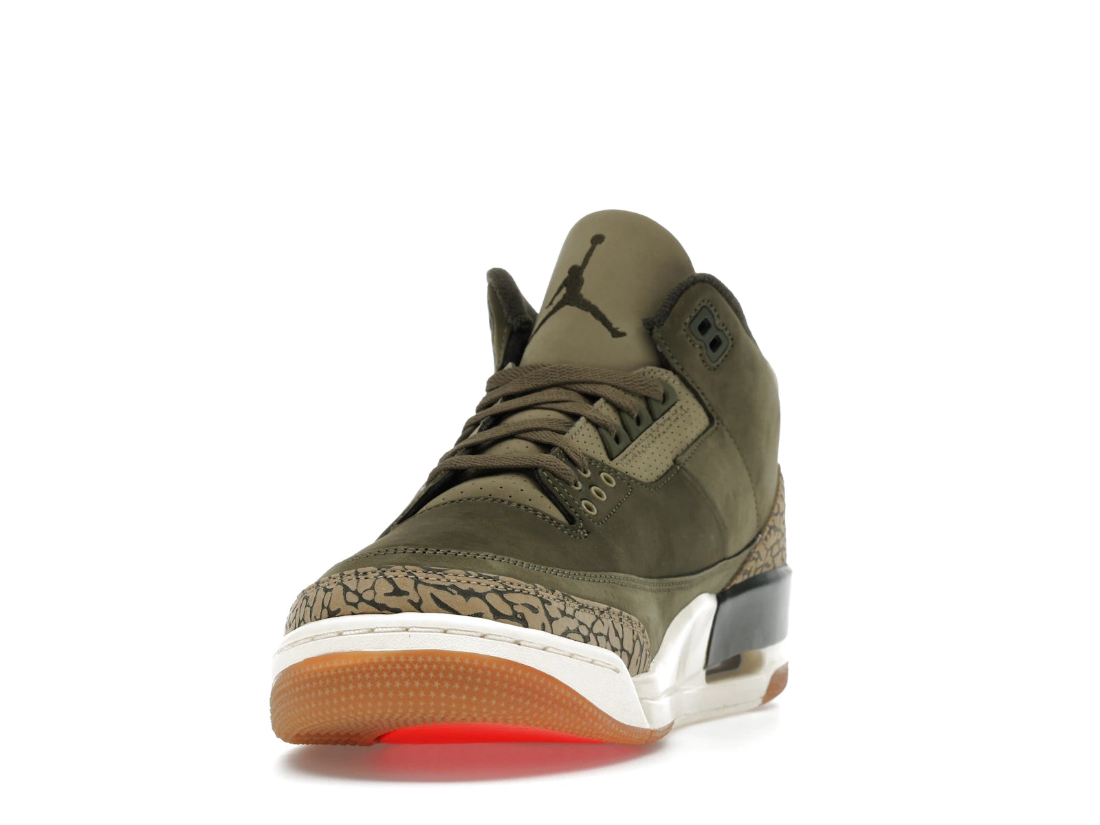 Air Jordan 3 Retro Family Affair - Medium Olive/Sequoia/Neutral Olive/Sail/Total Crimson - DN3707-202 - 11