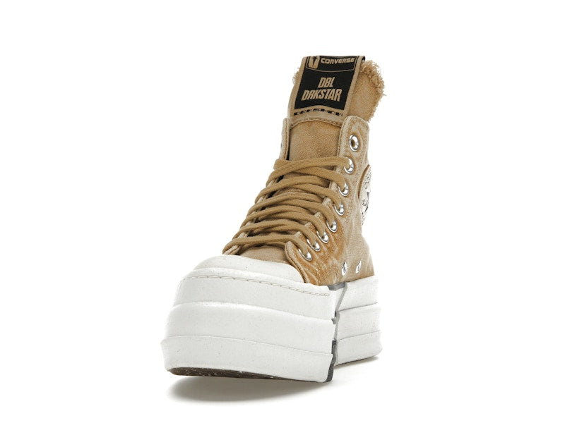 Converse DBL DRKSTAR Chuck Taylor All Star 70 Hi Rick Owens DRKSHDW Overdye Blonde - Ansicht 12