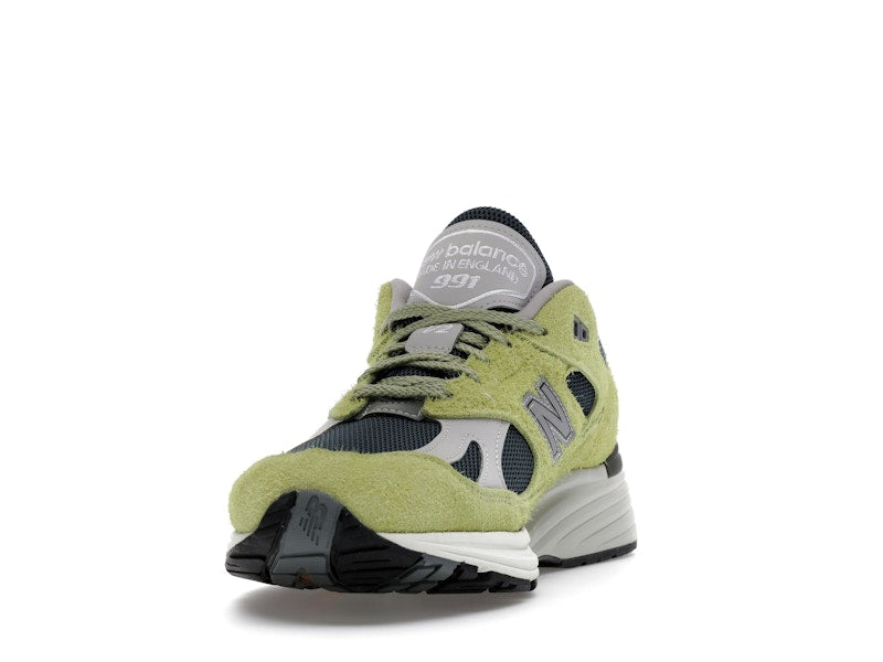 New Balance 991v2 MiUK Grape Sorbet - Beechnut/Trekking Green - U991GT2 - 11