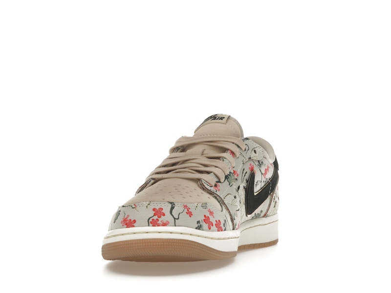 Air Jordan 1 Retro Low OG Rui Hachimura Oatmeal - Oatmeal/Jade Smoke-Black - HV8293-100 - 11
