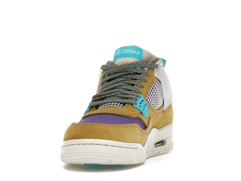 Air Jordan 4 Retro SP 30th Anniversary Union Desert Moss - Desert Moss/Turquoise Blue-Dark Iris - DJ5718-300 - 11