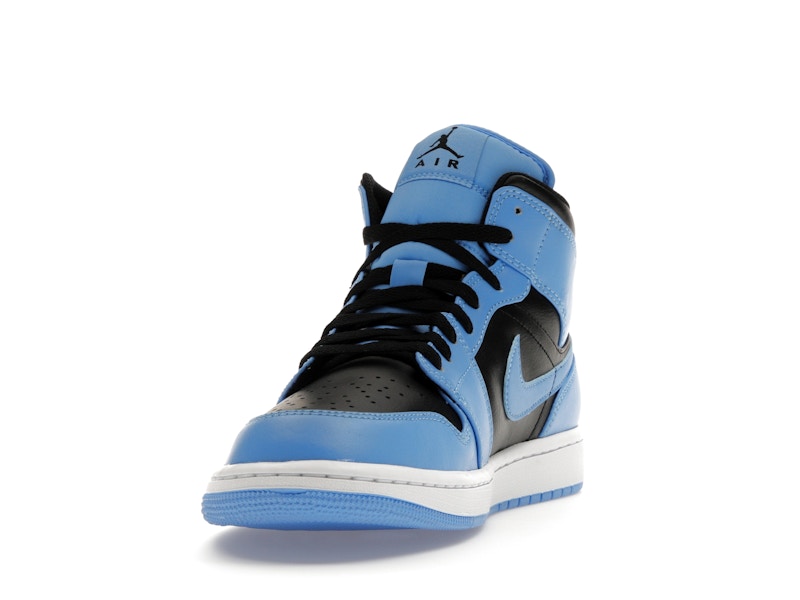 Air Jordan 1 Mid Azul Universitario Negro - vista 11