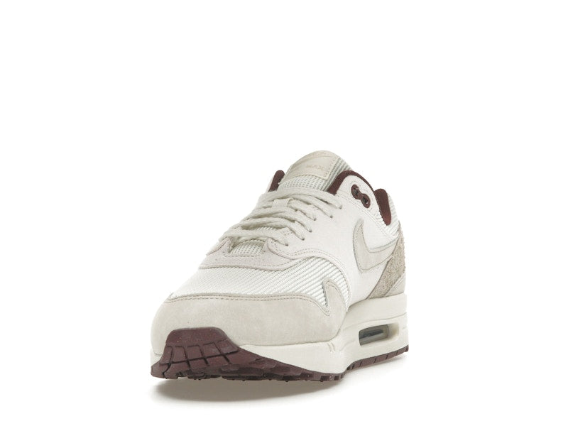 Nike Air Max 1 Sail Burgundy Crush - Sail/Phantom-Burgundy Crush-Light Orewood Brown - HF8127-100 - 11