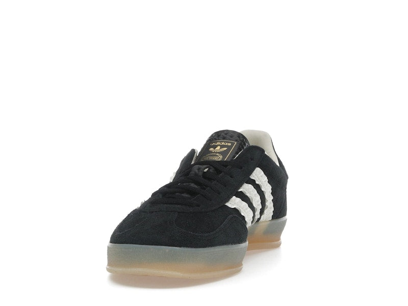 adidas Gazelle Indoor Core Black Cream White Gum (Women's) - Core Black/Cream White/Gum - JS1412 - 11