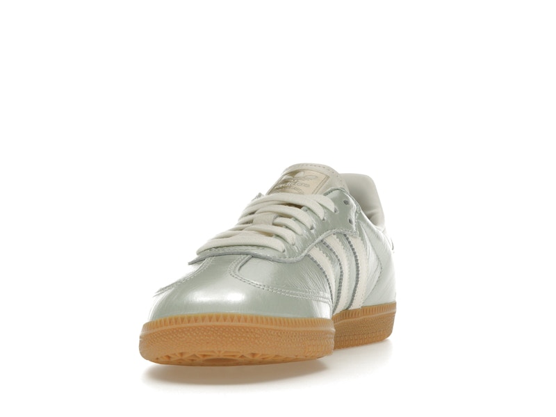 adidas Samba OG Linen Green Metallic (Women's) - Linen Green Metallic/Off White/Cyber Metallic - IG1965 - 11