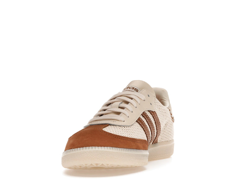 Adidas Samba Wales Bonner Cream White - Cream White/Brown/Cream White - FX7720 - 11
