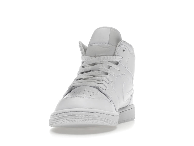 Air Jordan 1 Mid Triple White (2022) - White/White/White - 554724-136 - 11