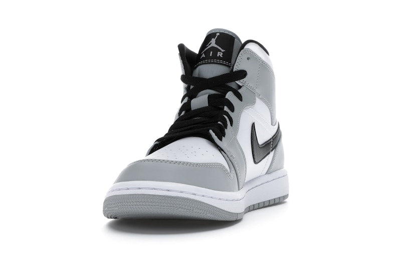 Air Jordan 1 Mid Light Smoke Grey - Light Smoke Grey/Black-White - 554724-092 - 11
