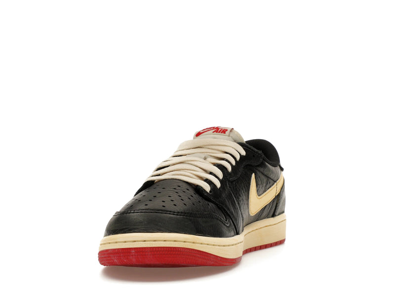 Air Jordan 1 Retro Low OG Nigel Sylvester Better With Time - Black/Muslin/Varsity Red - IB8958-001 - 11