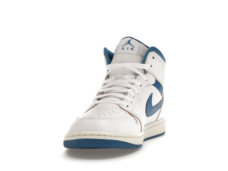 Air Jordan 1 Mid SE Industrial Blue - White/Sail/Industrial Blue - FN5215-141 - 11