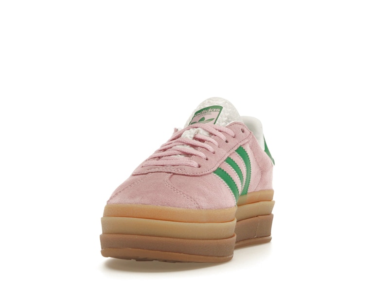 adidas Gazelle Bold True Pink (Women's) - True Pink/Green/Cloud White - IE0420 - 11