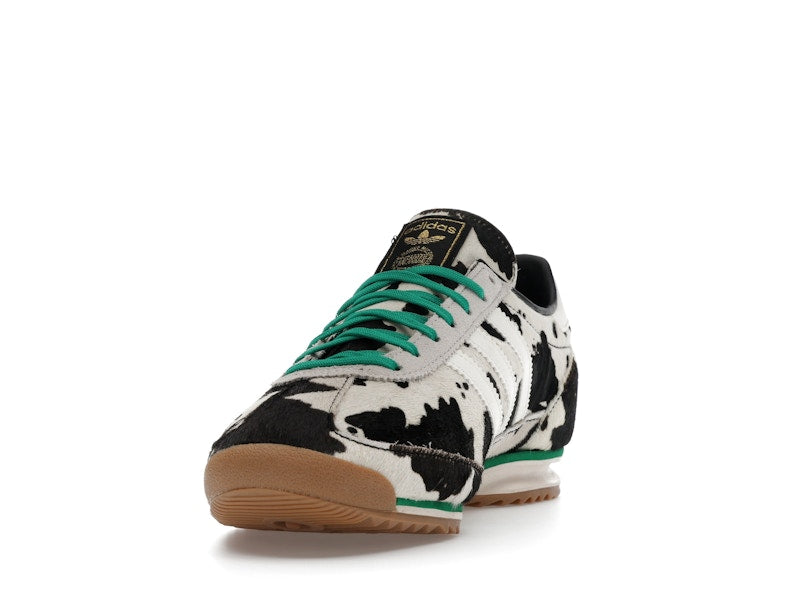 adidas SL 72 OG Cow Print Black White (Women's) - Core Black/Off White/Court Green - JR1639 - 11