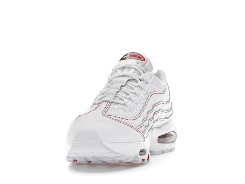 Nike Air Max 95 OG Big Bubble White University Red - White/University Red/Wolf Grey - IB7936-100 - 11
