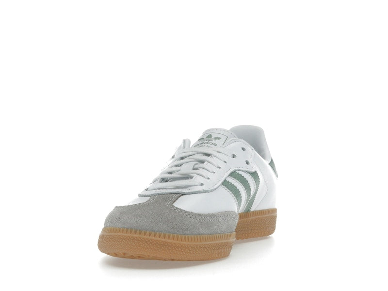 Adidas Samba OG Cloud White Silver Green (GS) - Cloud White/Silver Green/Gum - JP5479 - 11