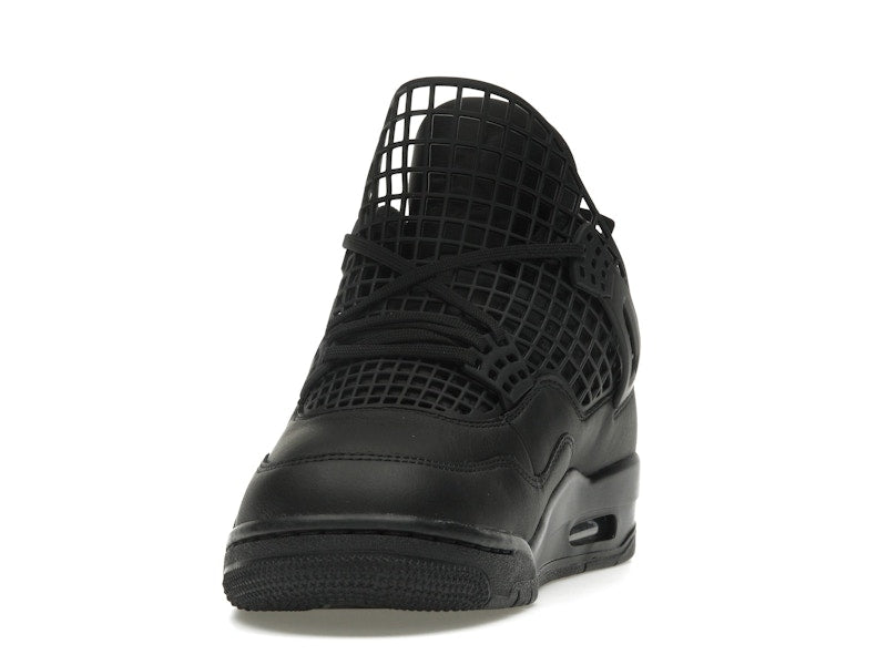 Air Jordan 4 Retro Net Black - Black/Black-Metallic Silver - FN7251-001 - 11
