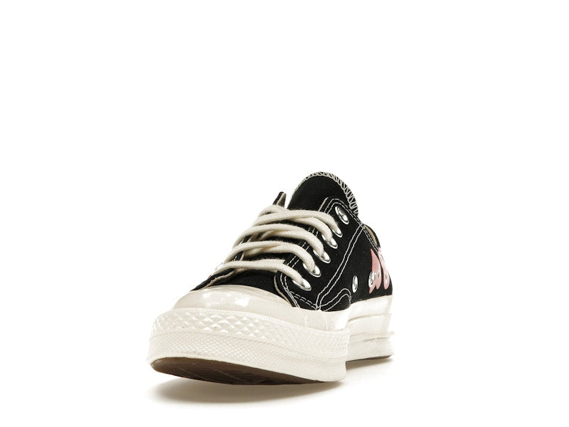 Converse Chuck Taylor All Star 70 Ox Comme des Garcons PLAY Multi-Heart Black - Black/Red/Egret - A08149C/AZ-K126-001-1 - 11