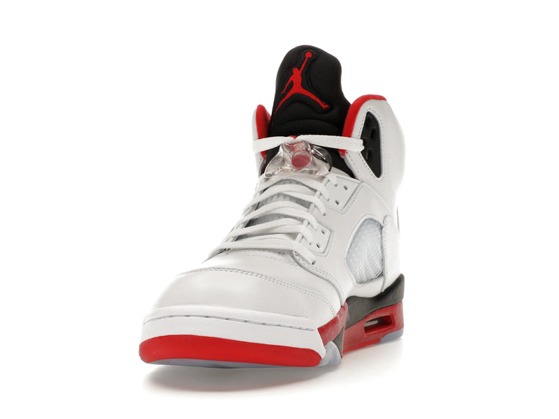 Air Jordan 5 Retro Fire Red Black Tongue (2025) - White/Fire Red/Black - HQ7978-101 - 11