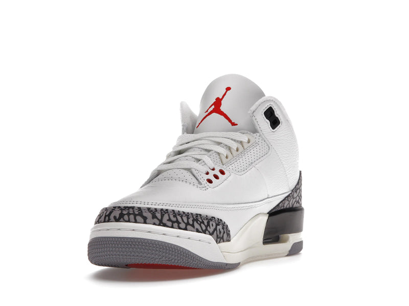 Air Jordan 3 Retro White Cement Reimagined - Summit White/Fire Red/Black/Cement Grey - DN3707-100 - 12