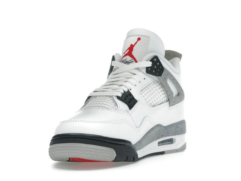 Air Jordan 4 Retro White Cement - Summit White/Fire Red-Tech Grey-Black - FV5029-100 - 12