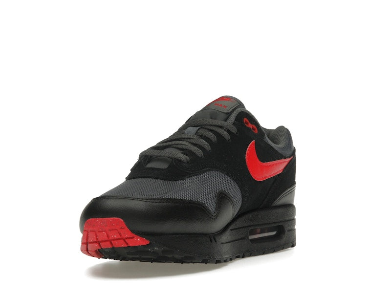 Nike Air Max 1 Essential Vamps - Black/University Red/Iron Grey - FZ5808-008 - 12
