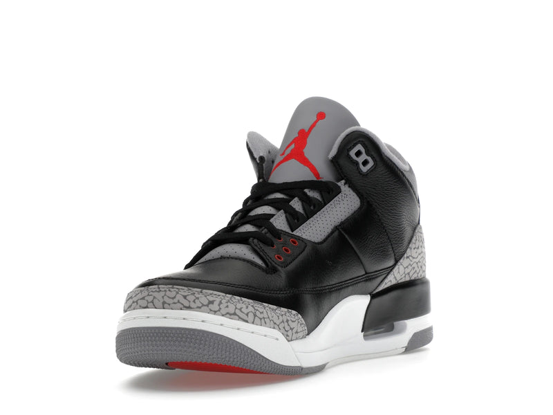 Air Jordan 3 Retro Black Cement (2024) - Black/Fire Red/Cement Grey/Sail - DN3707-010 - 12