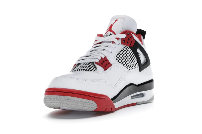 Air Jordan 4 Retro Fire Red (2020) - White/Black-Tech Grey-Fire Red - DC7770-160 - 12