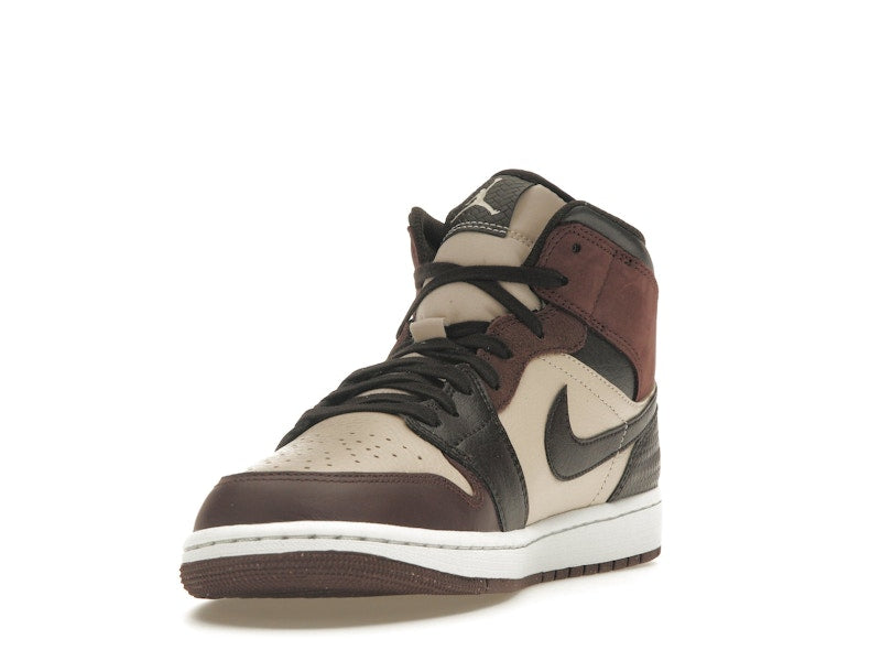 Air Jordan 1 Mid SE Paris Ymca - Velvet Brown/Earth/Sanddrift/Metallic Gold/Summit White - FZ4359-200 - 12