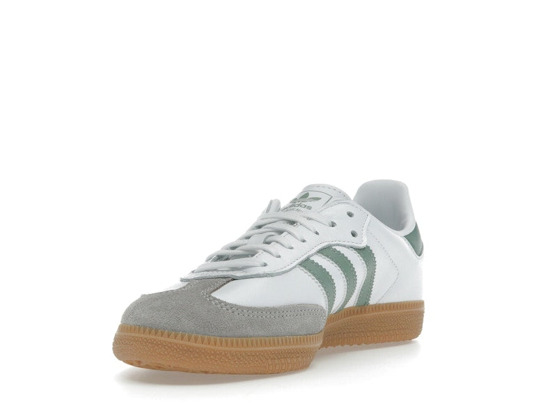 Adidas Samba OG Cloud White Silver Green (GS) - Cloud White/Silver Green/Gum - JP5479 - 12