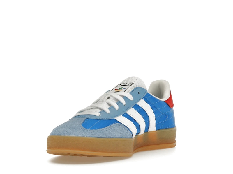 adidas Gazelle Indoor Olympic Blue - Olympic Blue/Red/Gum - IF9643 - 12