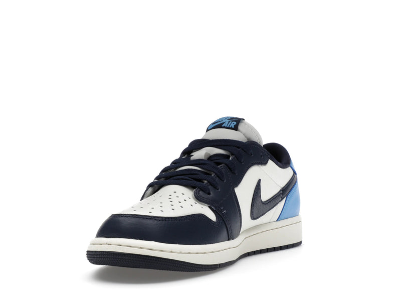 Air Jordan 1 Low OG Obsidian Unc - Obsidian/University Blue-Sail - CZ0790-400 - 12