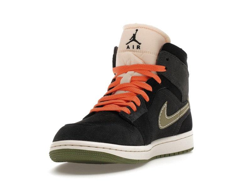 Air Jordan 1 Mid SE Craft Anthracite Light Olive - visning 12
