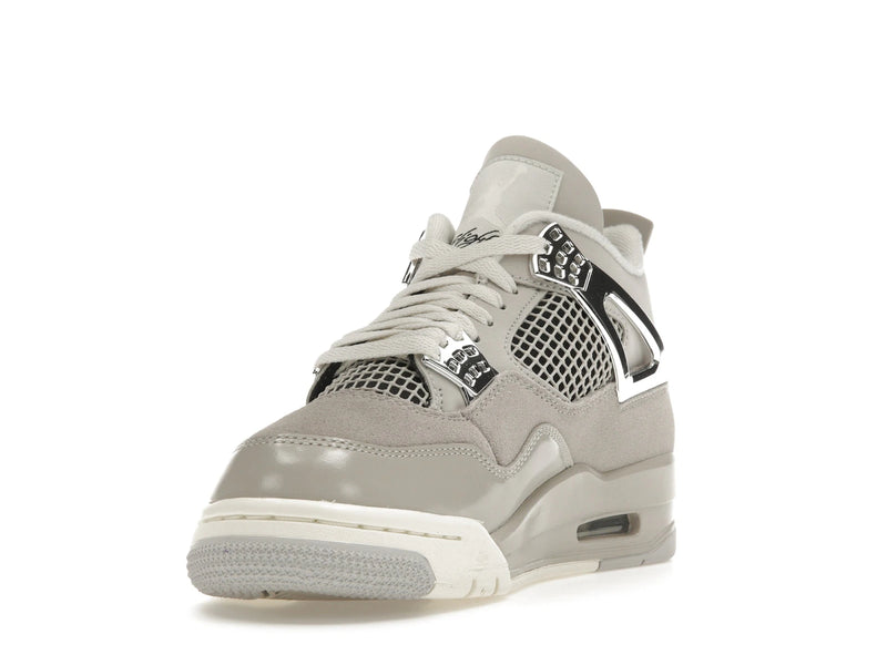 Air Jordan 4 Retro Frozen Moments - Light Iron Ore/Sail-Neutral Grey-Black-Metallic Silver - AQ9129-001 - 12