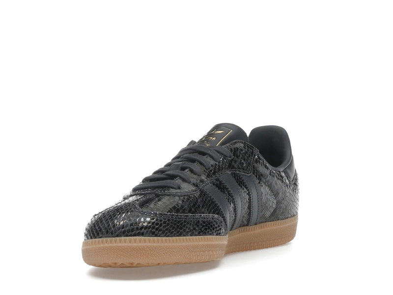 Adidas Samba OG Snakeskin Black - Core Black/Grey Six/Gum 3 - JQ3532 - 12