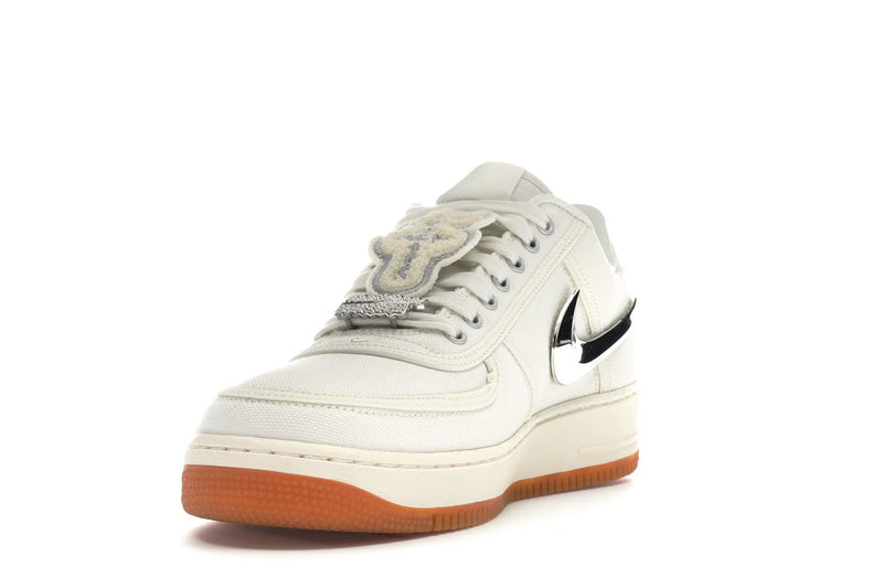 Nike Air Force 1 Low Travis Scott Sail - Sail/Sail-Gum Light Brown - AQ4211-101 - 12