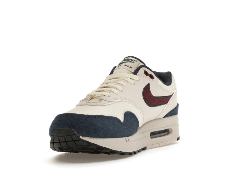 Nike Air Max 1 Coconut Milk Burgundy Crush Navy - Coconut Milk/Burgundy Crush - FN6952-103 - 12