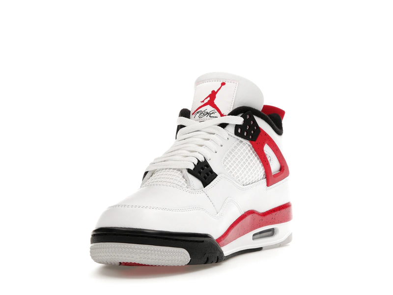 Air Jordan 4 Retro Red Cement - White/Fire Red/Black/Neutral Grey - DH6927-161 - 12
