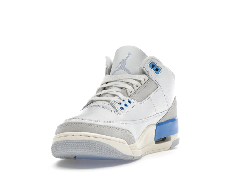 Air Jordan 3 Retro Lucky Shorts - Summit White/Hydrogen Blue-Legend Blue-Photon Dust-Pure Platinum-Sail - CT8532-101 - 12