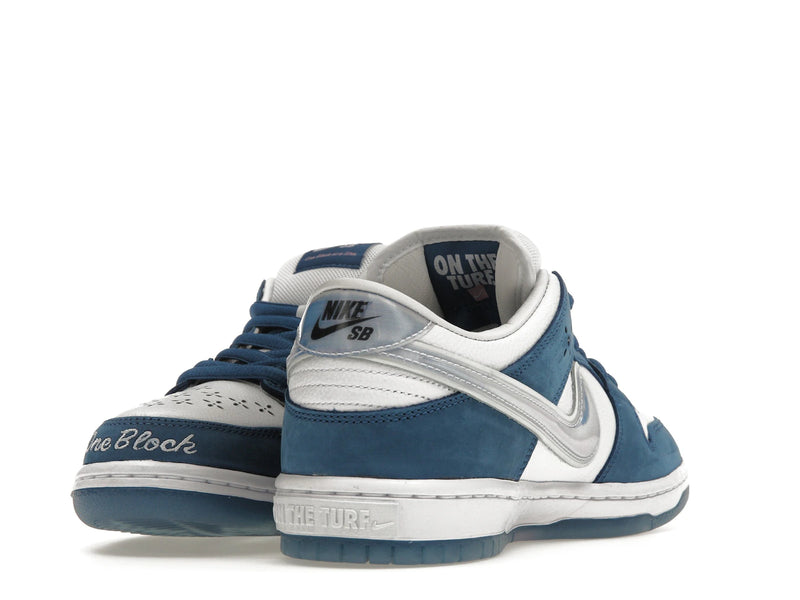 Nike SB Dunk Low Born X Raised One Block At A Time - Deep Royal Blue/White-White - FN7819-400 - 12