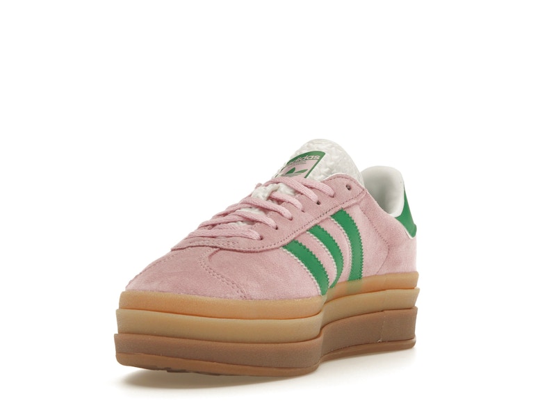 adidas Gazelle Bold True Pink (Women's) - True Pink/Green/Cloud White - IE0420 - 12