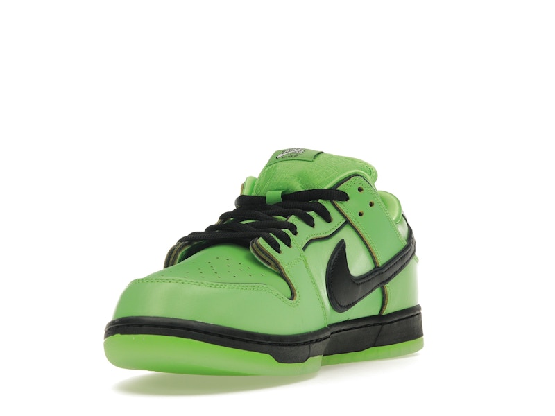 Nike SB Dunk Low The Powerpuff Girls Buttercup - Mean Green/Black/Lotus Pink - FZ8319-300 - 12