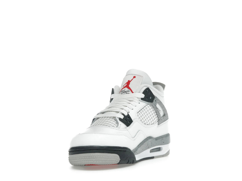 Air Jordan 4 Retro White Cement (2025) (GS) - Summit White/Fire Red-Tech Grey-Black - IB4171-100 - 12
