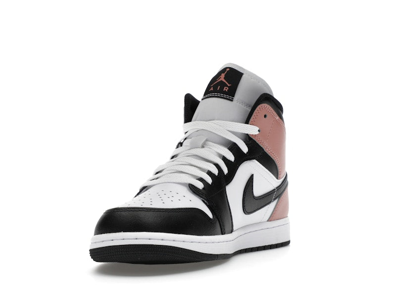 Air Jordan 1 Mid White Rust Pink Black - White/Rust Pink/Black - DQ8426-100 - 12