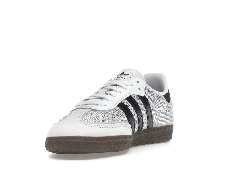 Adidas Samba OG Rhinestone Crystal White Silver - Crystal White/Crystal White/Silver Metallic - IH9055 - 12