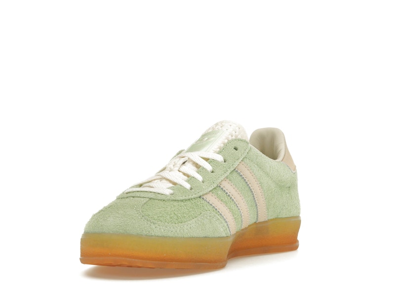 adidas Gazelle Indoor Semi Green Spark (Women's) - Semi Green Spark/Almost Yellow/Cream White - IE2948 - 12