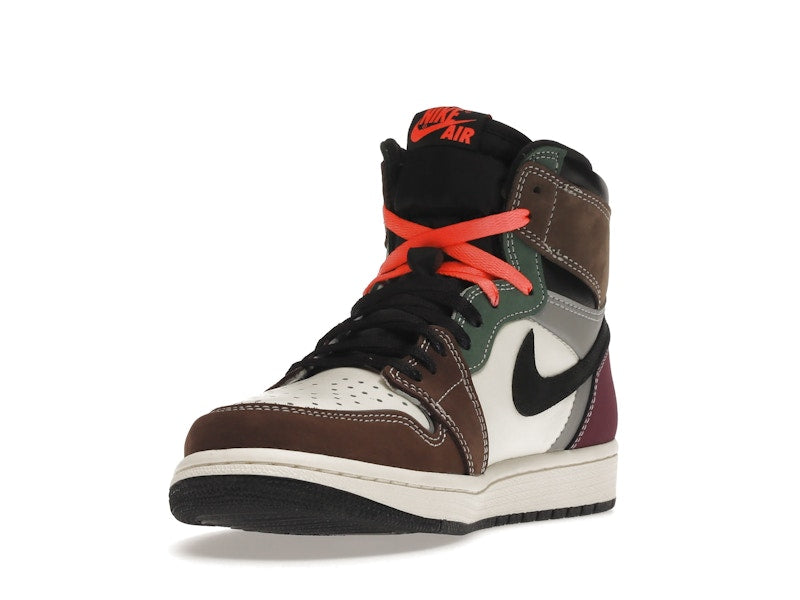 Air Jordan 1 Retro High OG Hand Crafted - Black/Archaeo Brown-Dark Chocolate - DH3097-001 - 12