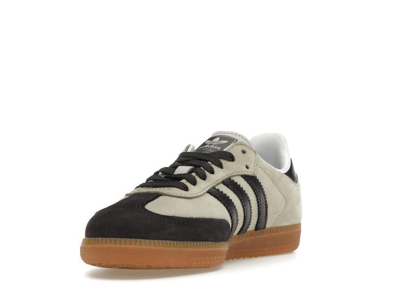 adidas Samba OG Putty Grey Black (Women's) - Putty Grey S24/Aurora Black S24/Silver Metallic - IE5835 - 12