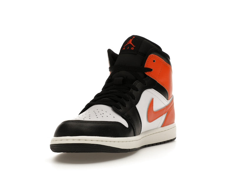 Air Jordan 1 Mid Black Toe Starfish - Starfish/White/Sail/Black - DQ8426-801 - 12